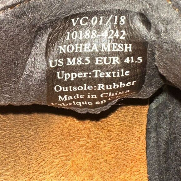 Olukai Nohea Mesh Men’s Size 8.5 Shoe Gray Orange Slip On Loafers 10188–4242  - Picture 8 of 9